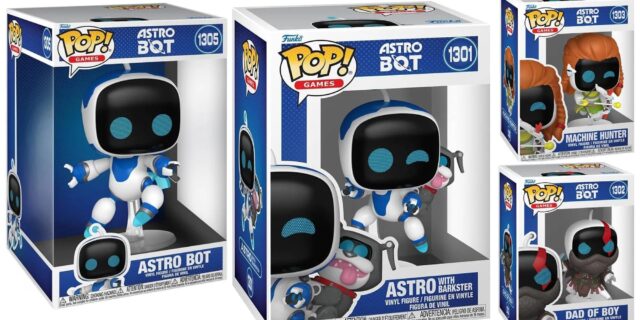 Funko Pop! Astro Bot figurine standing on a surface