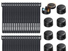 $7.79 – 50-Piece Rocoren Cable Management Kit w/ 10 Magnetic Rotatable Cable Clips & 40 Velcro Straps + Free Shipping w/ Prime or on $35+ Rocoren Cable Management Kit with magnetic rotatable cable clips and velcro straps