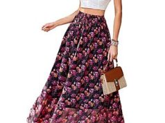 $16.49 – PRETTYGARDEN Women’s Floral High Waisted Slit Flowy Maxi Long Skirt (Various) + Free Shipping w/ Prime or on $35+ PRETTYGARDEN Women's Floral High Waisted Maxi Skirt