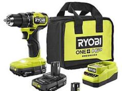 $159.00 – Ryobi ONE+ HP 18V Brushless Cordless Compact 1/2″ Drill/Driver Kit w/ 2 Batteries, Charger & 4.0Ah Battery on Sale for $159 + Free Shipping ryobi one 18v brushless product image