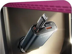 $8.44 – LISEN Retractable USB-C Car Charger, 72W Max (45W Cable, USB-C & USB-A Ports) – + Free Shipping w/ Prime or on $35+ LISEN Retractable USB-C Car Charger in vehicle