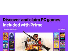 Prime Members: Free Digital PC Games Amazon Luna logo with a gaming controller