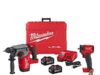 $349.00 – Milwaukee M18 FUEL 18V Lith-Ion Brushless 1 in. Cordless SDS-Plus Rotary Hammer Kit w/ (2) 6Ah HO Batteries & 3/8 in. Impact Wrench – Lowest Price at The Home Depot Milwaukee M18 FUEL Rotary Hammer Kit with two 6Ah batteries and an impact wrench at The Home Depot
