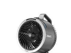 $79.99 – Shark FlexBreeze HydroGo Portable Fan with Indoor and Outdoor Mist Long Lasting Battery 5 Speeds Gray FA052 Shark FlexBreeze HydroGo Portable Fan in Gray