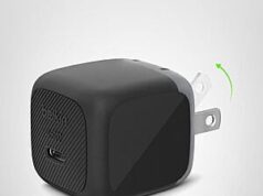 $12.99 – * | Belkin 45W Compact USB-C Foldable Charger at Amazon Belkin 45W Compact USB-C Foldable Charger in black