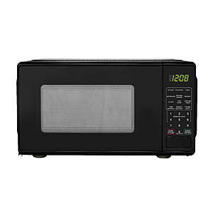 Walmart Mainstays microwave deal Walmart Mainstays 0.7 Cu ft Countertop Microwave Oven in black, red or white