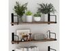 $18.68 – 3-Pack EALLRINEC Rustic Wooden Floating Shelves + Free Shipping w/ Prime or on $35+ 3-Pack of EALLRINEC Rustic Wooden Floating Shelves (Brown)