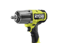 $5.00 – RYOBI 18V ONE+ HP Brushless 4-Mode 1/2″ High Torque Impact Wrench PBLIW01B Factory Blemished – Only $99.99 with $5 Shipping ryobi 18v one brushless product image
