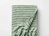 $10.00 – Threshold designed w/Studio McGee: 50″x60″ Throw Mixed Yarn Woven with Crossed Tassels (Multi Green) Now $10 + Free Shipping Threshold designed w/Studio McGee multi green throw with crossed tassels