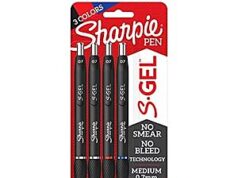 $3.79 – SnS * | 4-Count Sharpie S-Gel Medium Point Gel Pens (0.7mm, Assorted Colors) at Amazon 4-Count Sharpie S-Gel Medium Point Gel Pens in assorted colors