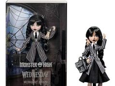 $27.99 – | Monster High Wednesday Doll and Accessories at Amazon Monster High Wednesday Doll and Accessories on sale at Amazon