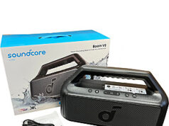 $59.99 – Soundcore Boom 2 By Anker, Outdoor Speaker, 80W, Subwoofer, BassUp 2.0 (Open-box, Black) Soundcore Boom 2 outdoor speaker by Anker in black