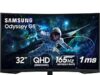$189.99 – Prime: 32″ Samsung Odyssey G55C Series 165Hz QHD Curved Gaming Monitor + Free Shipping 32 inch Samsung Odyssey G55C Series gaming monitor