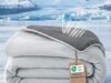 $32.99 – Bedsure Lightweight Cooling Comforter – Hot Sleepers Relief, Grey, 90×90 Inches Bedsure Lightweight Cooling Comforter in grey, 90x90 inches on sale at Amazon