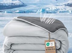 $32.99 – Bedsure Lightweight Cooling Comforter – Hot Sleepers Relief, Grey, 90×90 Inches Bedsure Lightweight Cooling Comforter in grey, 90x90 inches on sale at Amazon