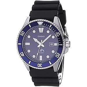 Casio Watch Deal Casio 44mm MDV106 Unisex Analog Watch (Blue) on Amazon