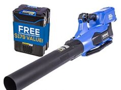 $199.00 – Kobalt 80V 630-CFM 140-MPH Battery Handheld Leaf Blower w/ 2.5Ah Battery & Charger $199 + Free Shipping Kobalt 80V Leaf Blower with 2.5Ah battery and charger
