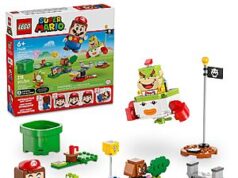 $39.99 – 218-Piece LEGO Super Mario Adventures with Interactive Mario & Bowser Jr.’s Clown Car Playset (71439) + Free Shipping 218-Piece LEGO Super Mario Adventures with Interactive Mario & Bowser Jr.'s Clown Car Playset (71439)