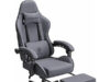 $99.99 – Dowinx LS-6658 Fabric Gaming Chair w/ Massage Lumbar Support & Footrest (Dark Grey) + Free Shipping Dowinx LS-6658 dark grey gaming chair with massage lumbar support and footrest