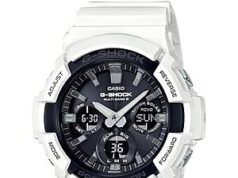 $108.00 – $108 | Casio Men’s G-Shock GAS-100B-7ACR Solar White Resin Watch at Amazon Casio Men's G-Shock GAS-100B-7ACR Solar White Resin Watch