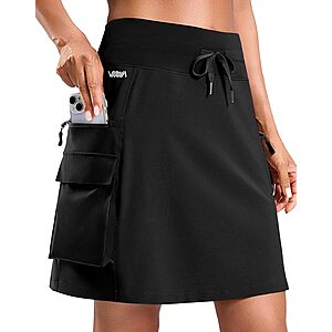 Viodia Women's Cargo Skort sale 18 inch Viodia Women's Cargo Skort with 6 pockets