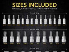 $30.00 – 32-pc LEXIVON Master HEX Bit Socket Set (SAE & Metric) – $30 + Free Shipping 32-pc LEXIVON Master HEX Bit Socket Set on Amazon