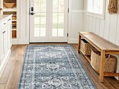 $9.99 – 2’x6′ AMADA HOMEFURNISHING Washable Runner Rug w/ Non-Slip Backing + Free Shipping with Prime or on $35+ 2'x6' AMADA HOMEFURNISHING Washable Runner Rug