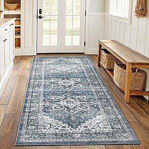 AMADA HOMEFURNISHING Runner Rug Deal 2'x6' AMADA HOMEFURNISHING Washable Runner Rug