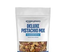 $3.21 – 16-Ounce Amazon Grocery Deluxe Pistachio Mix, Roasted & Salted w/ S&S + Free Shipping Amazon Grocery Deluxe Pistachio Mix