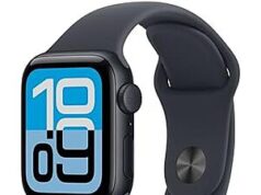 $135.82 – Resale, AC | Apple Watch SE 3 GPS 40mm Smartwatch with Midnight Aluminum Case with Midnight Sport Band – S/M (Used – Like New) at Amazon Apple Watch SE 3 GPS 40mm in midnight aluminum case with midnight sport band