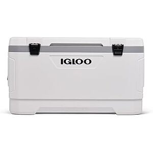 Igloo Latitude Marine Cooler on sale at Amazon 100-Quart Igloo Latitude Marine Ultra Hard-Sided Cooler in white