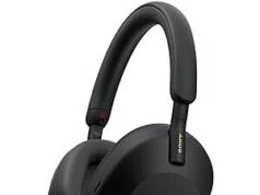 $153.15 – Resale, AC | Sony WH-1000XM5 Wireless Over-Ear Noise Cancelling Headphones (Used – Like New) at Amazon Used Sony WH-1000XM5 wireless noise cancelling headphones in black and smoky pink
