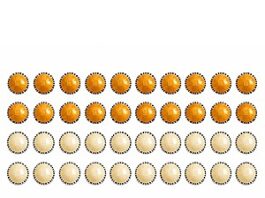 Nespresso Vertuo 7.8oz pods with sweet vanilla and golden caramel flavors