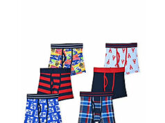 $5.00 – 6-Pack Wonder Nation Big Boys 95% Cotton Comfort Stretch Tag-Free Boxer Briefs — Lowest Price Ever at Walmart 6-Pack Wonder Nation Big Boys tag-free boxer briefs in multiple colors