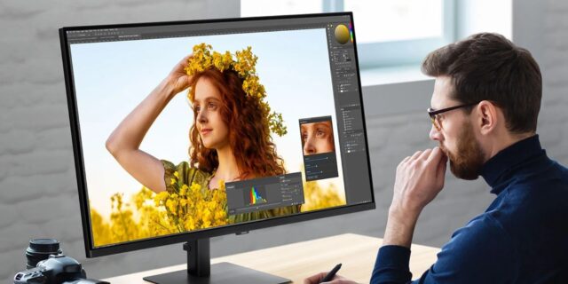 Samsung ViewFinity S70D monitor on sale