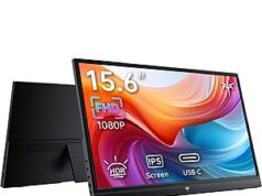 $37.23 – Prime: 15.6″ KTC FHD IPS Portable Monitor (Black) , (White) $39.89 + Free Shipping prime 156 ktc fhd product image