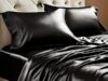 $10.49 – 4-Piece BEDELITE Satin Bed Sheet Set w/ Deep Pocket Fitted Sheet (Queen, Black) + Free Shipping 4-piece BEDELITE satin bed sheet set in deep black