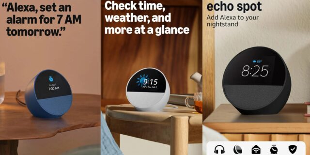 Amazon Echo Spot compact smart speaker