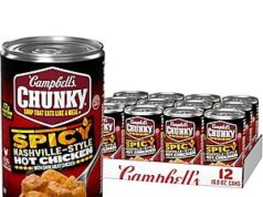 $12.90 – SnS, AC | 12-Pack 18.8-Oz Campbell’s Chunky Spicy Nashville-Style Hot Chicken Soup at Amazon ($1.07 each) sns 1290 12pack 188oz product image