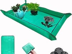 $4.49 – 43″ x 29″ BIUWING Plant Repotting Mat w/ 15 Pot Hole Mesh Pads + Free Shipping w/ Prime or on $35+ BIUWING Plant Repotting Mat