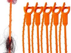 $4.99 – 5-Pack 25″ Snake Drain Cleaner Hair Clog Remover tool + Free Shipping w/ Prime or on $35+ 5-pack of 25" Snake Drain Cleaner Hair Clog Remover tool