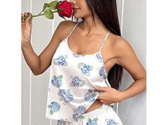 $9.00 – Ekouaer Silk Satin Backless Cami Pajamas Set (Multiple Colors) – $9 + Free Shipping w/ Prime or Orders $35+ Ekouaer Silk Satin Backless Cami Pajamas Set in multiple colors