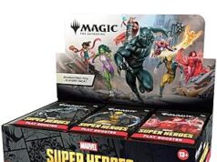 $125.95 – | Magic: The Gathering | Marvel Super Heroes Play Booster Box | 30 Packs | Collectible Trading Card Game at Amazon Marvel Super Heroes Play Booster Box