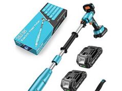$59.99 – SEESII Electric Stand-Up Weed Puller Tool w/ 40″-47″ Adjustable Handle & 3-Claw Stainless Steel Spiral + Free Shipping SEESII Electric Stand-Up Weed Puller Tool