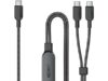 $14.99 – * | Anker 2-in-1 USB-C to 2x USB-C 140W Max Fast Charging Cable at Amazon Anker 2-in-1 USB-C to 2x USB-C cable in black