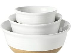 $17.99 – 3-Piece HASENSE Ceramic Mixing Bowl Set (2.1/1.0/0.5-Quart) + Free Shipping w/ Prime or on $35+ Three stackable HASENSE Ceramic Mixing Bowls in various sizes