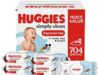 $15.70 – or less S&S Huggies Simply Clean Unscented Baby Diaper Wipes, 11 Flip-Top Packs (704 Wipes Total), Packaging May Vary S&S Huggies Unscented Baby Diaper Wipes packs