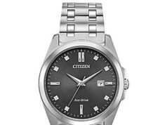 Citizen Men’s Classic Peyton 3-Hand Eco-Drive Watch Citizen Men's Classic Peyton 3-Hand Eco-Drive Watch with 8 Diamond Hour Markers