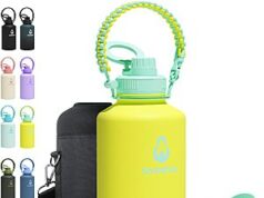 $14.99 – 64-Oz Avodvo Insulated Stainless Steel Water Bottle w/ 2-in-1 Straw/Spout Lid, Magnetic Lid & Carry Strap (Various) 64-Oz AVODVO Insulated Stainless Steel Water Bottle with 2-in-1 Straw/Spout Lid, Magnetic Lid & Carry Strap