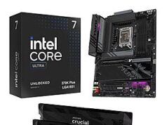 $599.99 – Micro Center Bundle Intel Core Ultra 7 270K Plus CPU + Gigabyte Z890 Aorus Elite WiFi7 1851MB + 32GB Crucial Pro DDR5-6400 RAM + Free Store Pickup Intel Core Ultra 7 270K Plus CPU, Gigabyte Z890 Aorus Elite WiFi7 motherboard, and Crucial Pro DDR5 RAM bundle